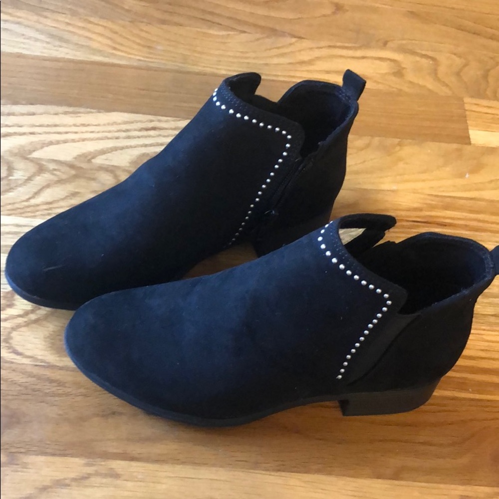 Cat and Jack black boots girls size 3